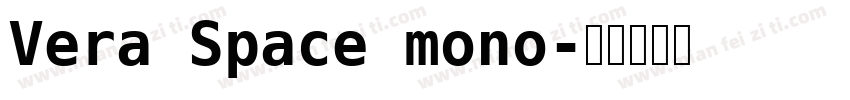 Vera Space mono字体转换